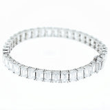 30ct lab grown diamond tennis bracelet 14K white gold