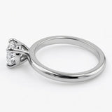1ct Lab grown diamond in 14k white gold ring.