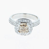 Jody's 1.55ct champagne diamond ring