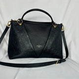 LOUIS VUITTON BLACK EMPREINTE V TOTE MM