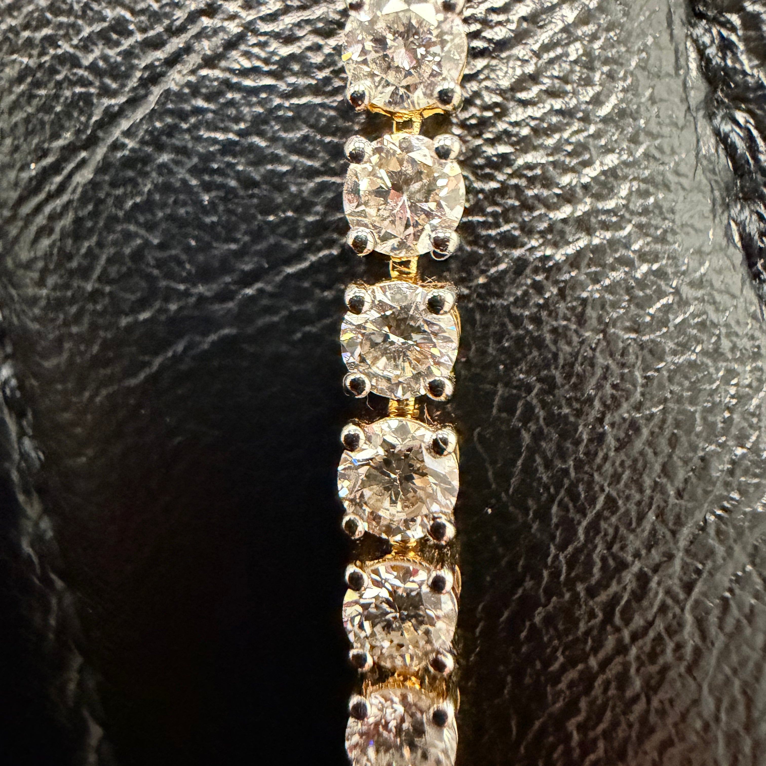 Lab diamond tennis bracelet