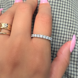 1.5ct lab diamond eternity band