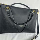 LOUIS VUITTON BLACK EMPREINTE V TOTE MM