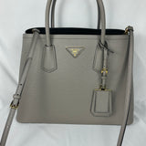 Saffiano Cuir Double Bag Medium