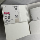 CHANEL
Medium Flap In grey Quilted Lambskin Leather With Resin Bi-Colour Chain