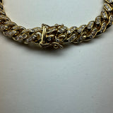 Natural Diamond Cuban link bracelet