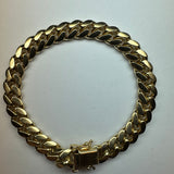 Natural Diamond Cuban link bracelet