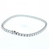5.5ct/tw lab grown diamond tennis bracelet 14K white gold