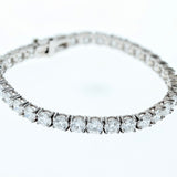 17CT Lab grown Diamond tennis bracelet 14K white gold