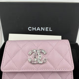 Chanel pink-purple wallet