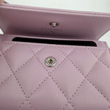 Chanel pink-purple wallet