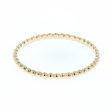 14K yellow gold beaded ring 1.5mm