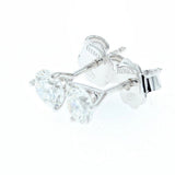 Birks diamond stud earrings 1.24ct/tw 18K