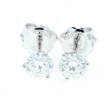 Birks diamond stud earrings 1.24ct/tw 18K