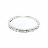 0.15ct/tw 10K white gold diamond band