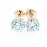 2.09ct/tw lab grown diamond stud earrings