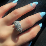 1.25ct diamond ribbon ring