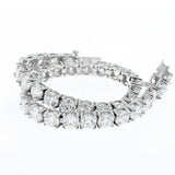 15ct/tw lab grown diamond tennis bracelet 14K white gold