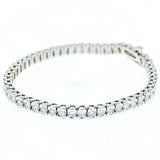 6.3ct/tw diamond tennis bracelet 14K white gold