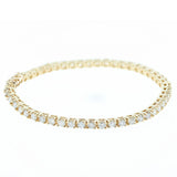 4.5ct/tw diamond tennis bracelet 14K yellow gold
