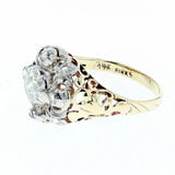 0.50ct/tw Rose cut diamond antique Birks ring