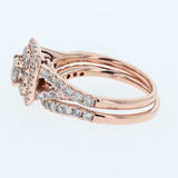 1.2ct/tw diamond engagement ring rose gold