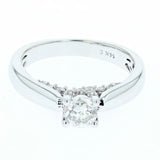 0.76ct/tw diamond engagement ring