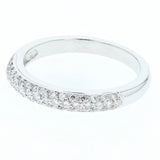 0.50ct/tw diamond 3 row pave band