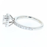 1Ct/tw 14K white gold natural diamond ring
