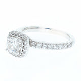 1Ct/tw 14K white gold natural diamond ring