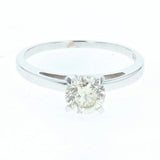 0.87ct brilliant cut diamond engagement ring