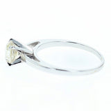 0.87ct brilliant cut diamond engagement ring