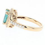 1.55ct oval emerald ring