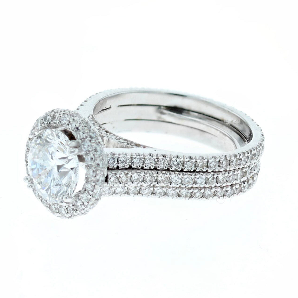 3.77ct/tw diamond engagment ring