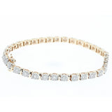 3.4ct diamond tennis bracelet