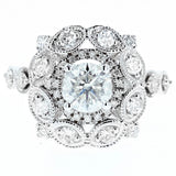 0.82ct diamond engagement ring