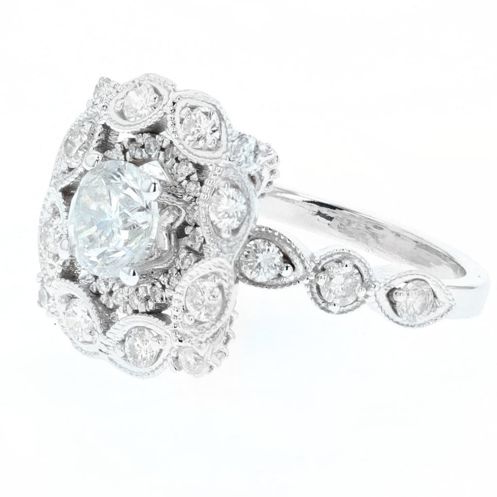 0.82ct diamond engagement ring