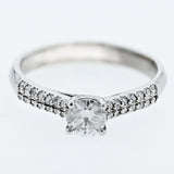 0.61CT/TW Diamond Engagement Ring