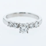 0.80CT/TW 5 Stone Diamond Engagement Ring