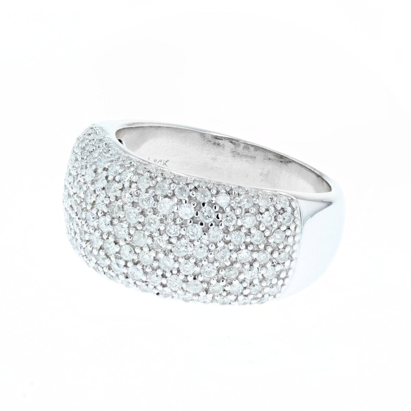 1.5ct/tw 9 row diamond pave band