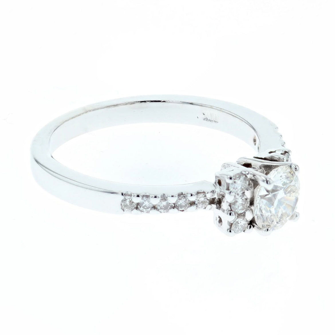 1.25ct/tw diamond engagement ring 14K white gold