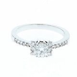 1.25ct/tw diamond engagement ring 14K white gold