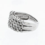 1.5CT/TW Multi Row Diamond Ring