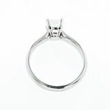 1.01CT Princess Cut Diamond Solitaire Engagement Ring