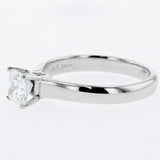 1.01CT Princess Cut Diamond Solitaire Engagement Ring