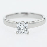 1.01CT Princess Cut Diamond Solitaire Engagement Ring