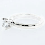 0.85CT Princess Cut Solitaire Diamond Engagement Ring