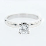 0.85CT Princess Cut Solitaire Diamond Engagement Ring