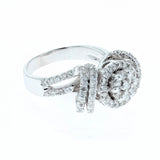 1.25ct diamond ribbon ring