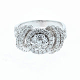 1.25ct diamond ribbon ring